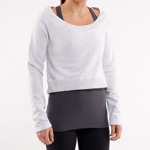 Lululemon Cropped Sweater / Pullover - White
